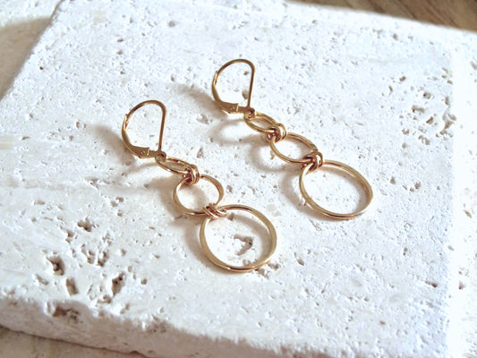 Halo Small Earrings 3 Circles