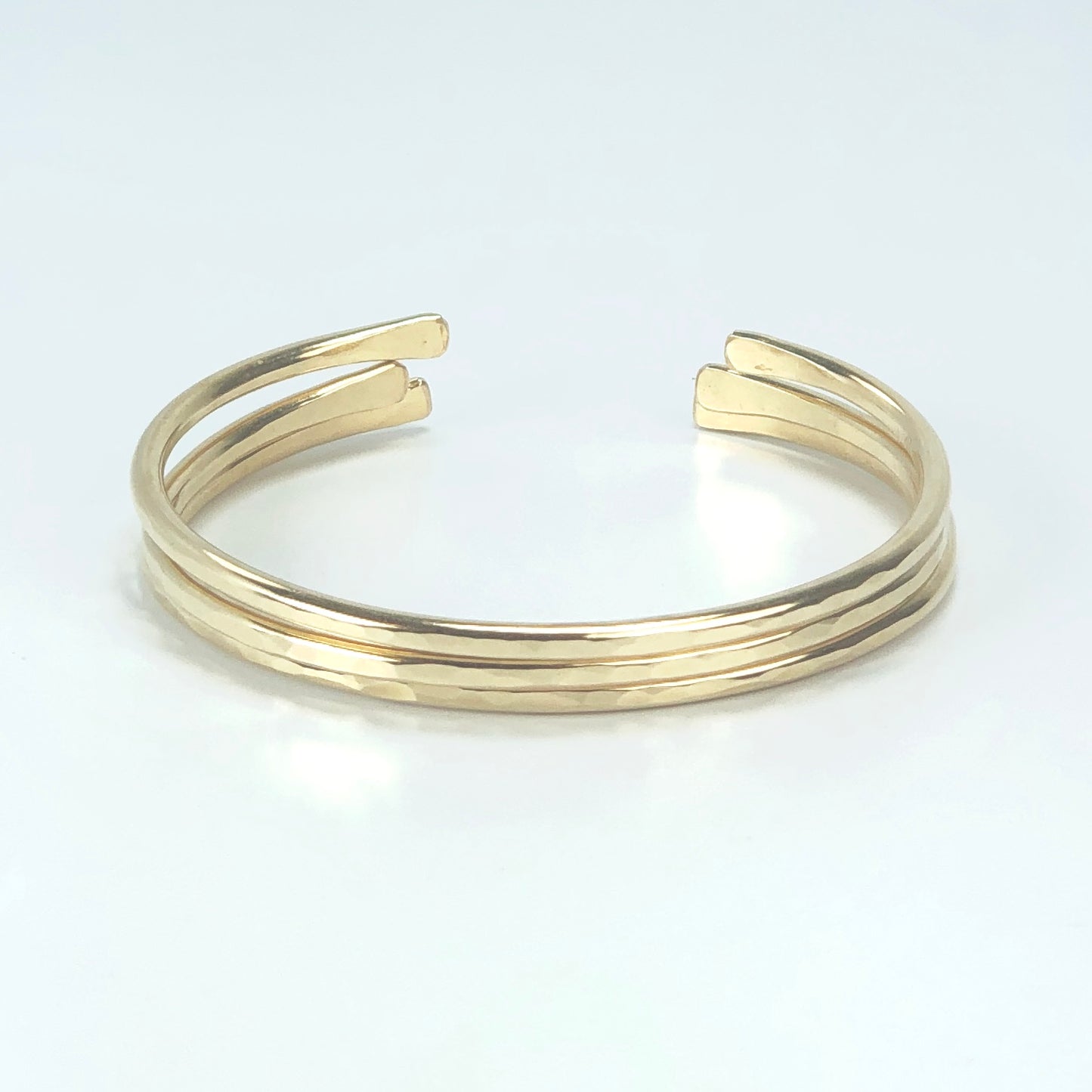 Ivy Cuff Bracelet 3 Piece Set - Heaviest Gold Filled