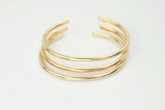 Ivy Cuff Bracelet 3 Piece Set - Heaviest Gold Filled