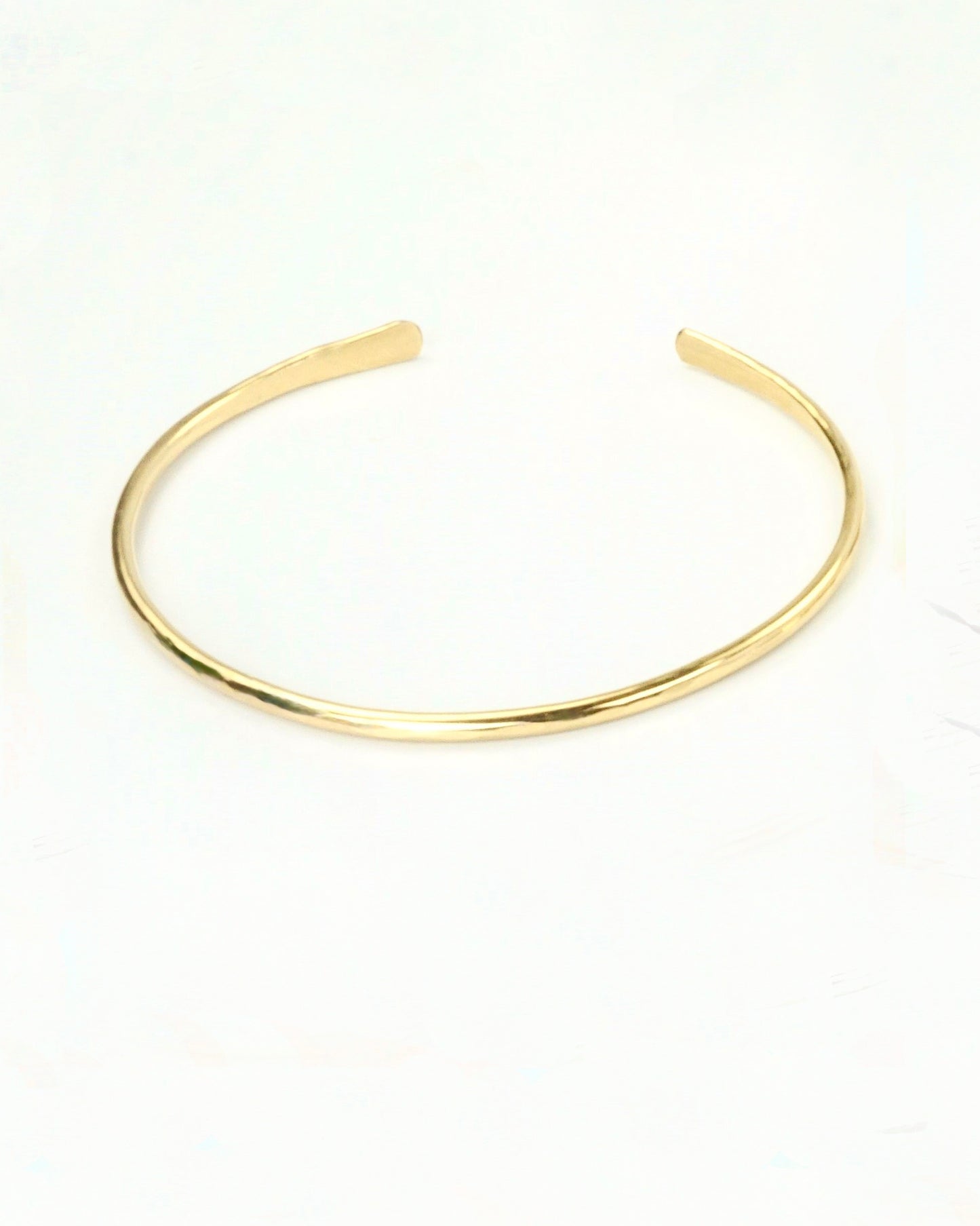 Ivy Single Cuff Bracelet - Lightest Gold Filled