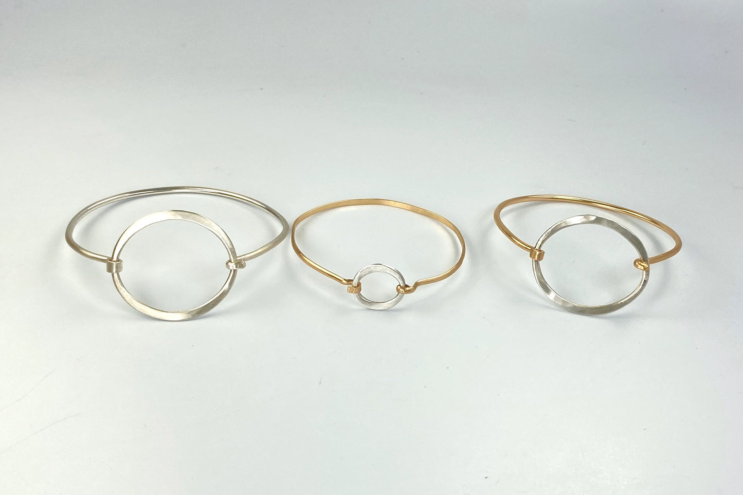 Kai Large Hooked Bangle Sterling Silver