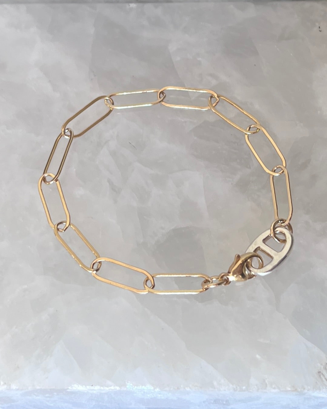 Mariner Bracelet Sovereign XXL Gold Filled - Mixed Metal