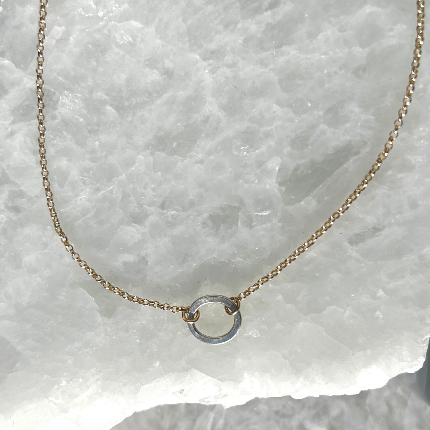 Kai Petite Necklace Gold Filled Chain - Mixed Metal