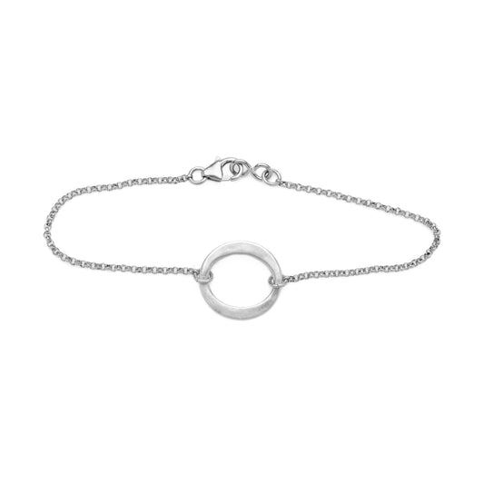 Kai Small Matte Bracelet Sterling Silver Chain