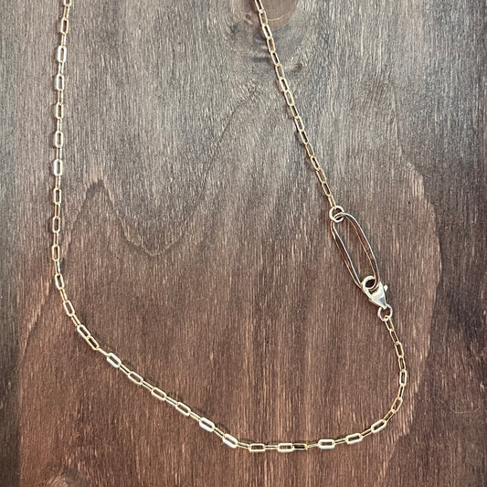 Sovereign Necklace Small 22" Gold Chain with Gold Eye Accent