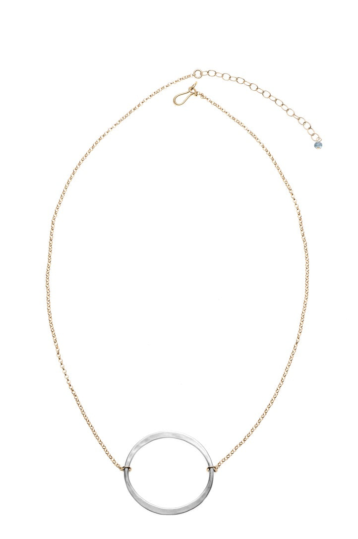 Kai Large Necklace Gold Filled Chain - Mixed Metal