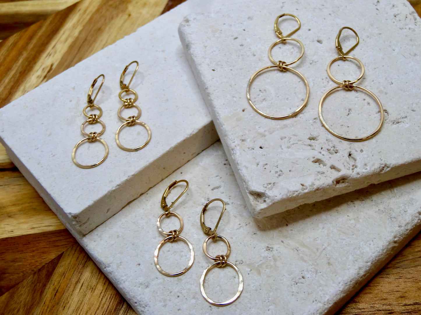 Halo Small Earrings 3 Circles