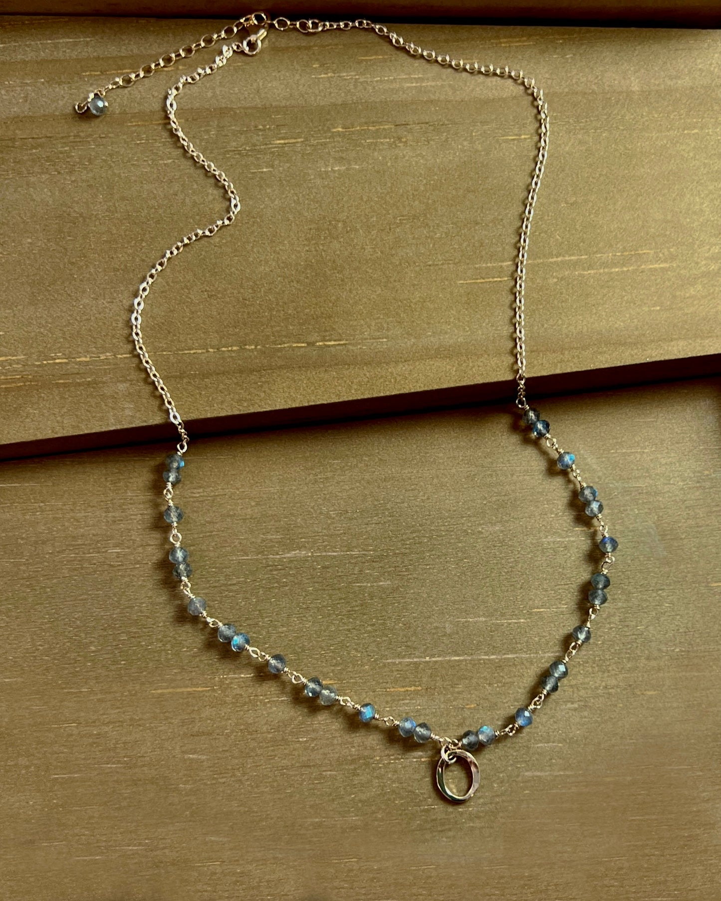 Polaris Necklace Labradorite Kai Pendant Gold Filled